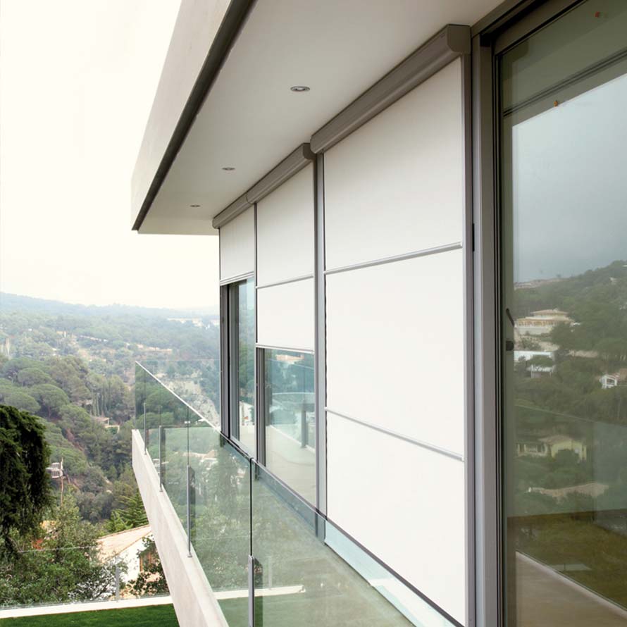 Store Enrouleur Coffre Exterieur 6 Store enrouleur coffre extérieur blanc cassé